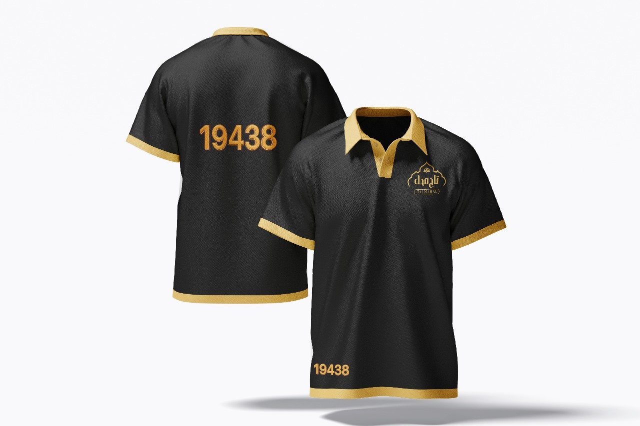 تيشيرت بولو نص كم لون واحد