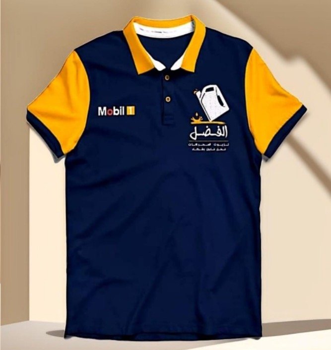 تيشيرت بولو نص كم لون واحد
